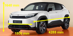 Toyota Urban Cruiser dimensions